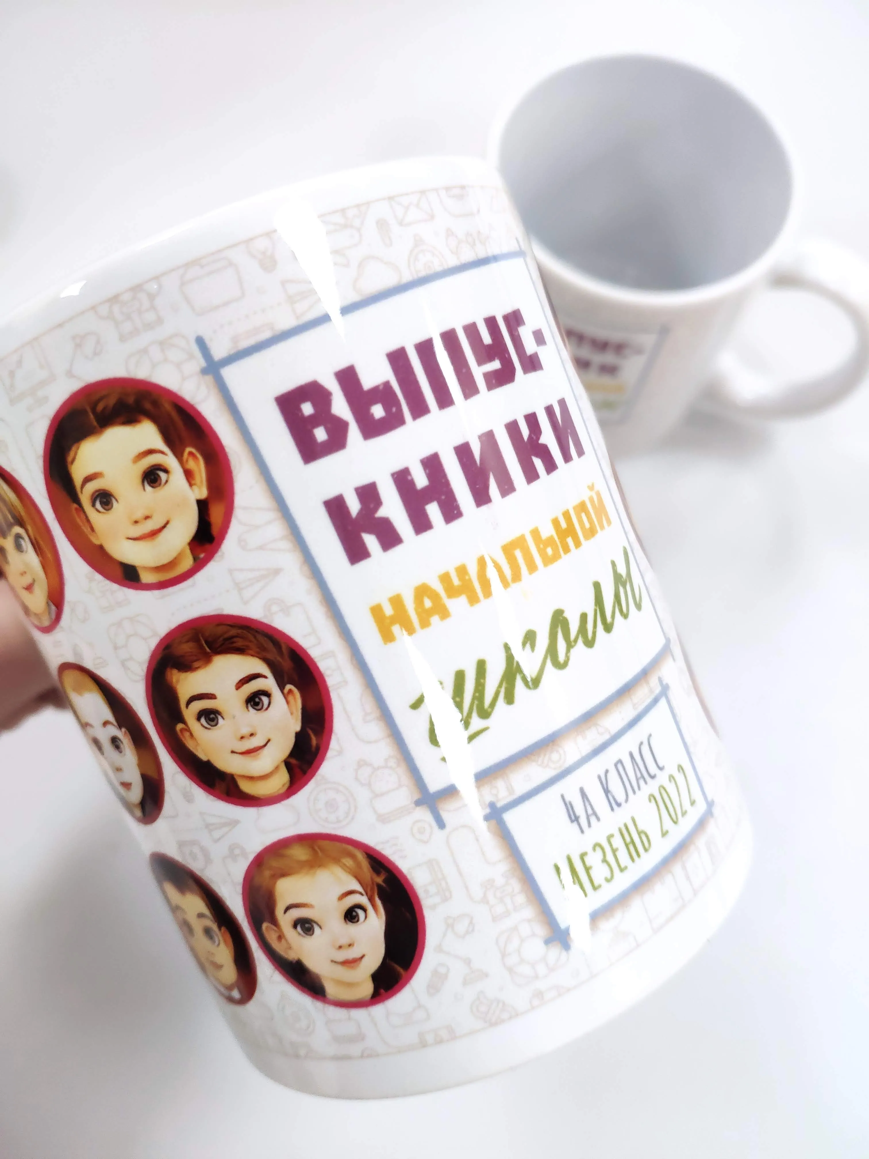 Печать на кружках — пример работы типографии Полар Медиа
